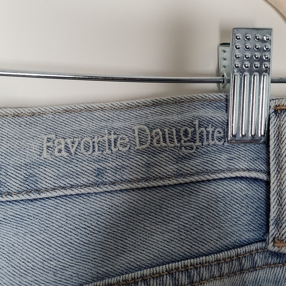 Favorite Daughter Mid-Rise Boyfriend Jeans Size 30 Distressed Light Wash Denim - Picture 5 of 15